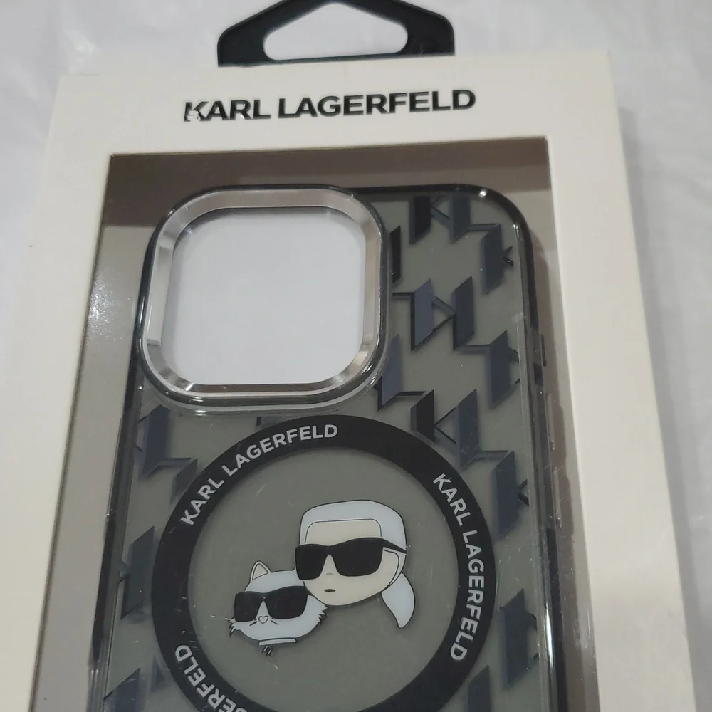 Karl Lagerfeld‎ iPhone 16 Pro Karl Chou chou KL logo slim profile phone case new